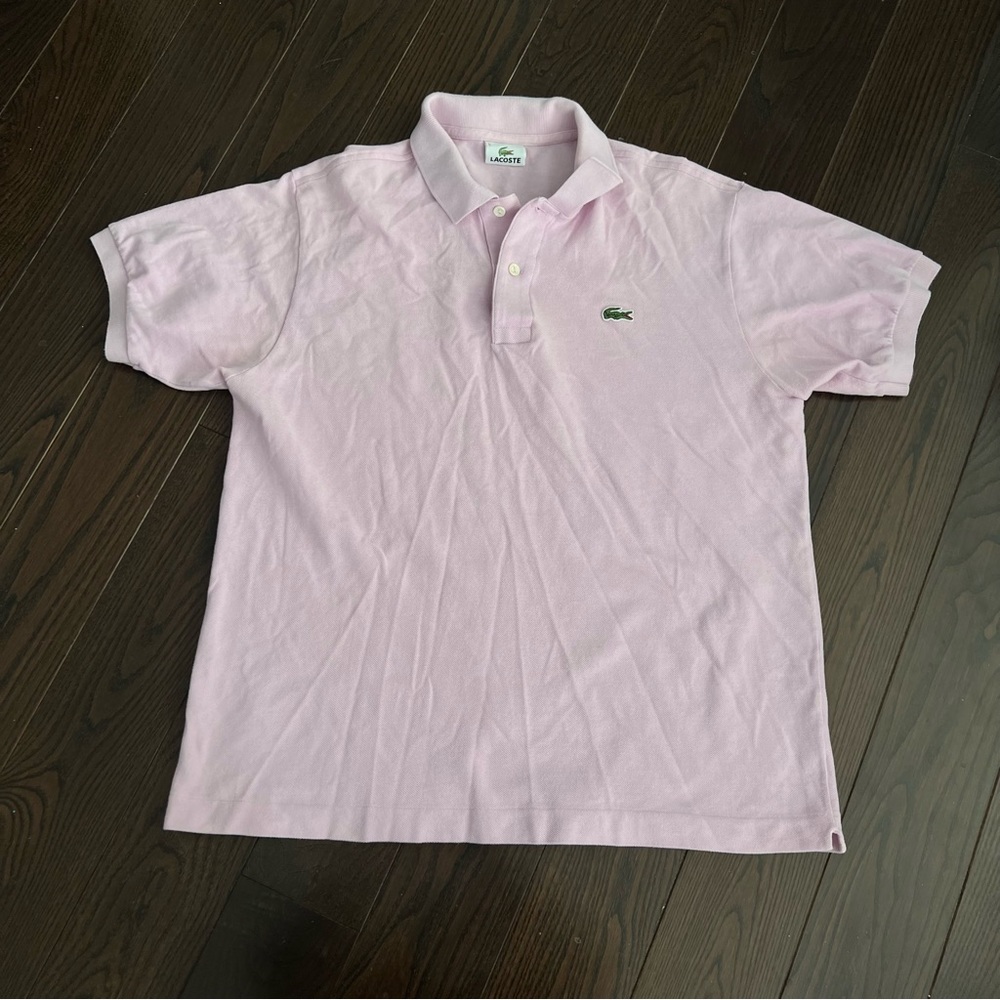 Lacoste Light Pink Polo Shirt for Men